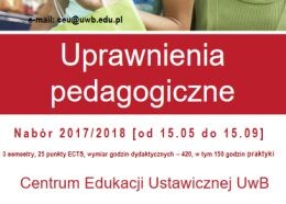 Nabór na kwalifikacje pedagogiczne