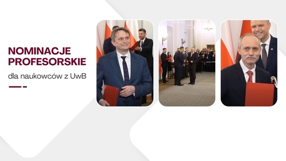 Nominacja profesorska na Wydziale Biologii
