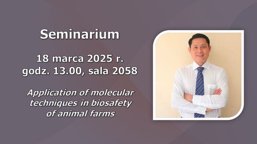 Seminarium dr. Phat Xuan Dinh z Nong Lam University (Wietnam)