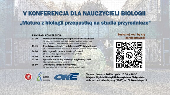 Konferencja nauczycieli biologii