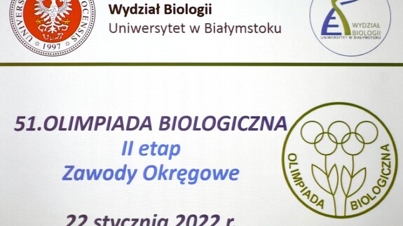 Zawody Okręgowe 51. Olimpiady Biologicznej