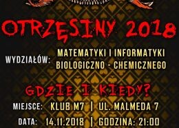 Otrzęsiny Wydziału Biologiczno-Chemicznego i Wydziału Matematyki i Informatyki