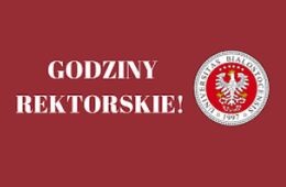 Godziny rektorskie 31.10. 2018