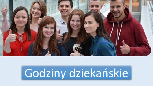 Godziny dziekańskie w dniu 6.10.2025