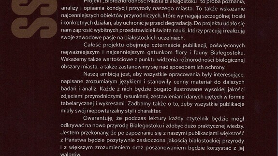 Okładka książki Ssaki Białegostoku autorstwa M. Ratkiewicza oraz P. Rode. 