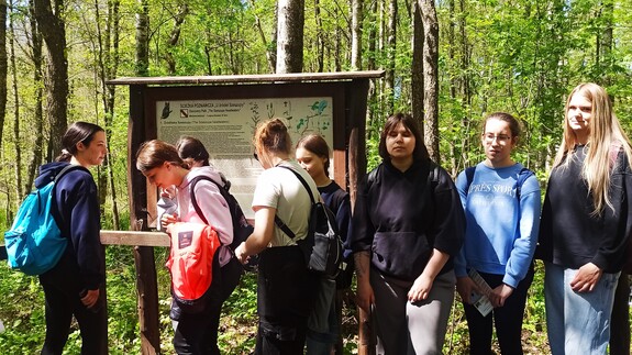 Studenci Ekobiznesu oraz innych kierunków prowadzonych na naszym Wydziale na zajęciach terenowych