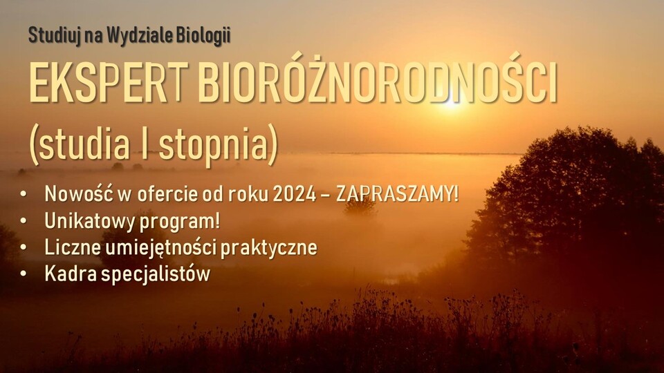 Ekspert Bioróżnorodności – chroń naturę z wiedzą i pasją!