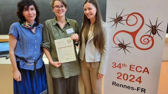 Konferencja we Francji i nagroda w konkursie na najlepszą prezentację posterową