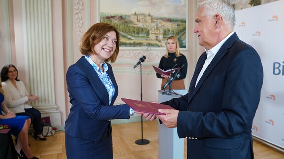 Prof. Święcicka w Radzie Kobiet przy Prezydencie Białegostoku (fot. Dawid Gromadzki / UM Białystok)