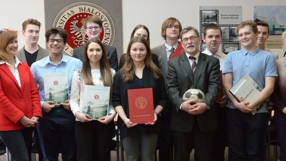 Uroczystość zakończenia V Podlaskiego Konkursu Chemicznego