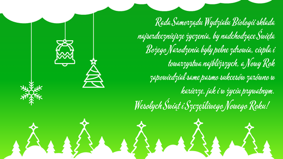 Najserdeczniejsze Życzenia od Rady Samorządu Studenckiego Wydziału Biologii