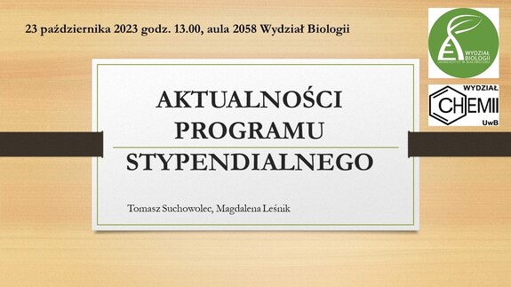 Spotkanie informacyjne dotyczące systemu stypendialnego Uniwersytetu w Białymstoku